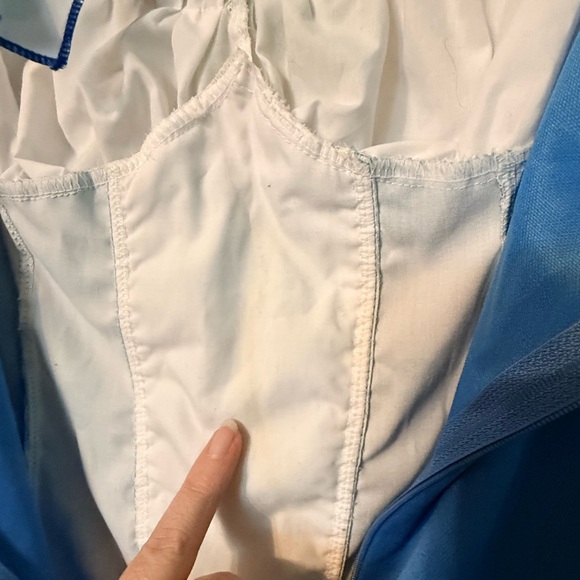 Vintage Leg Average Blueberry Muffin Costume Set Y2K Cosplay Rave Party Sz Small - Picture 11 of 16